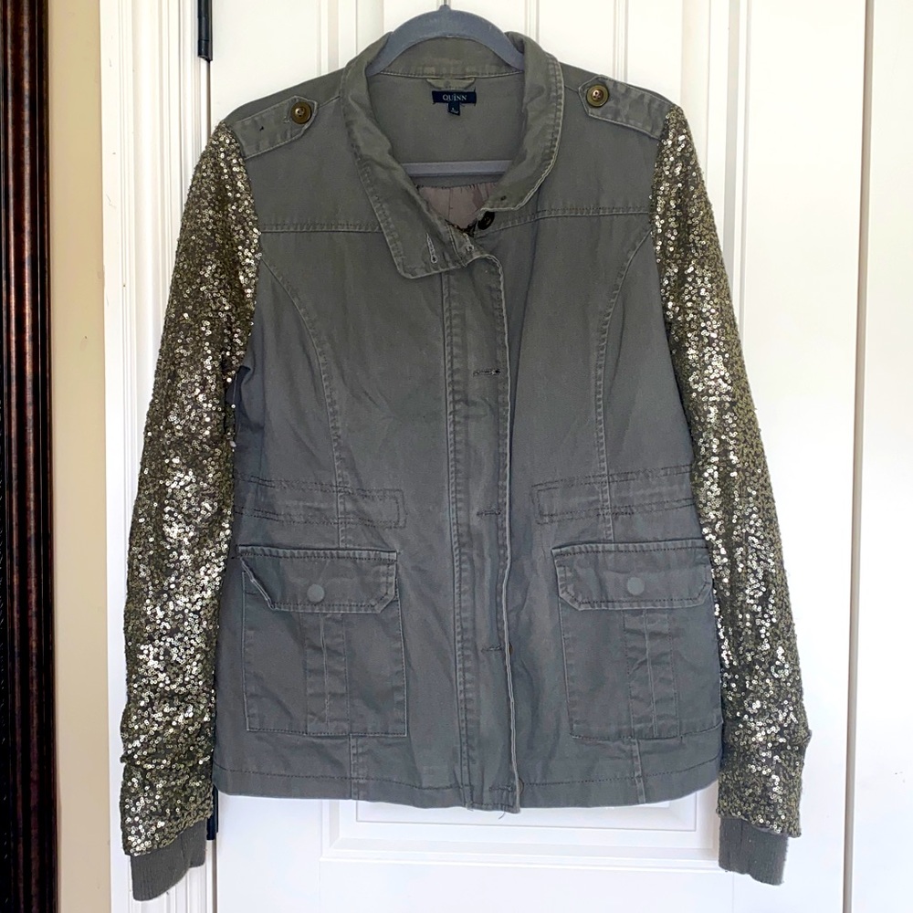 QUINN army green and parka